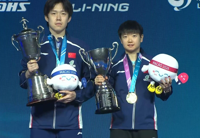 澳门世界杯国乒包揽男女单冠军 男队困境引担忧